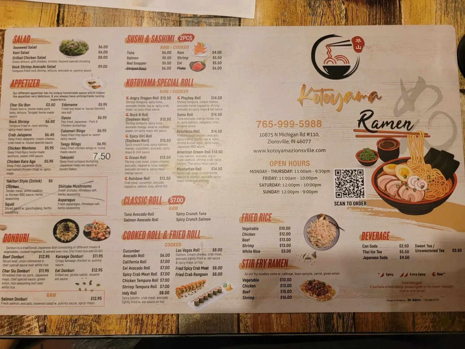 Menu 4