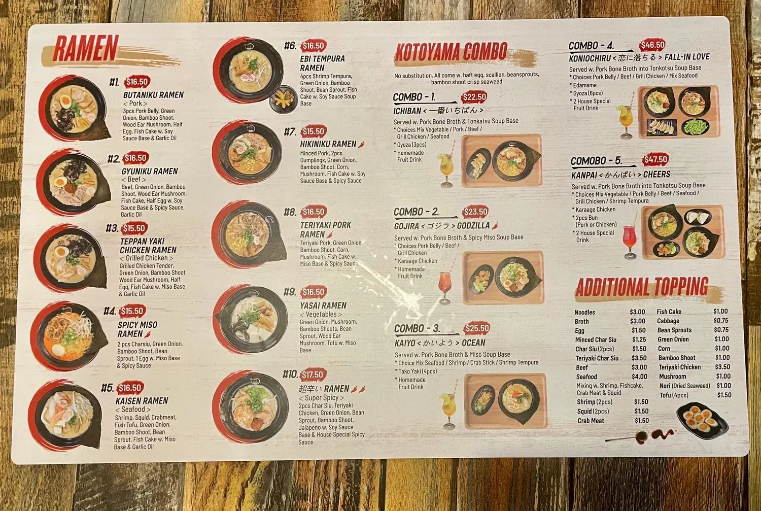 Menu 3