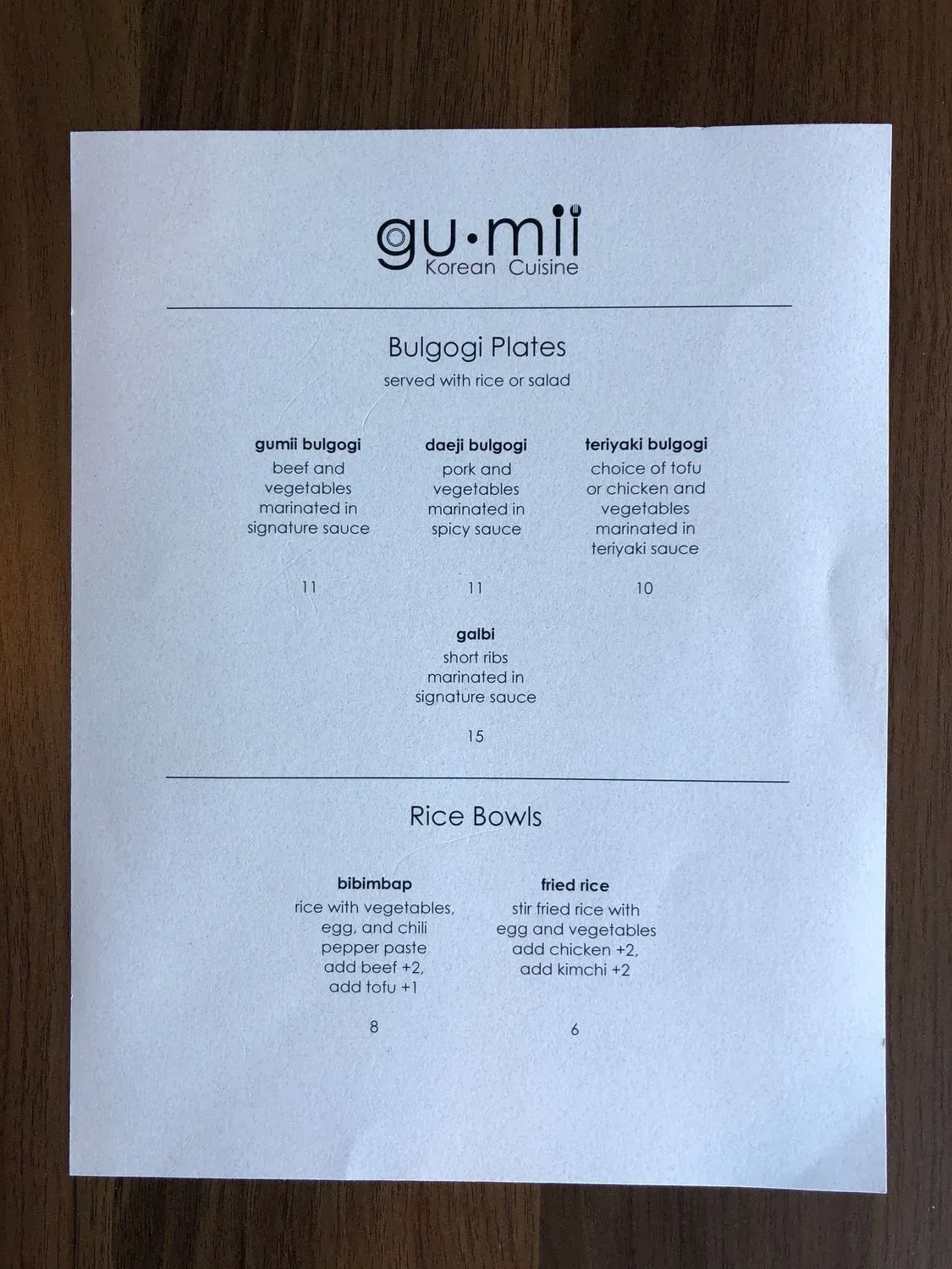 Menu 4