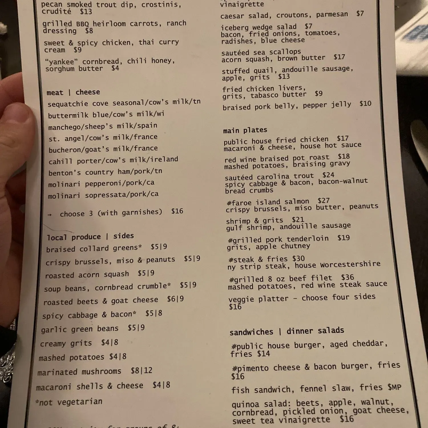 Menu 2