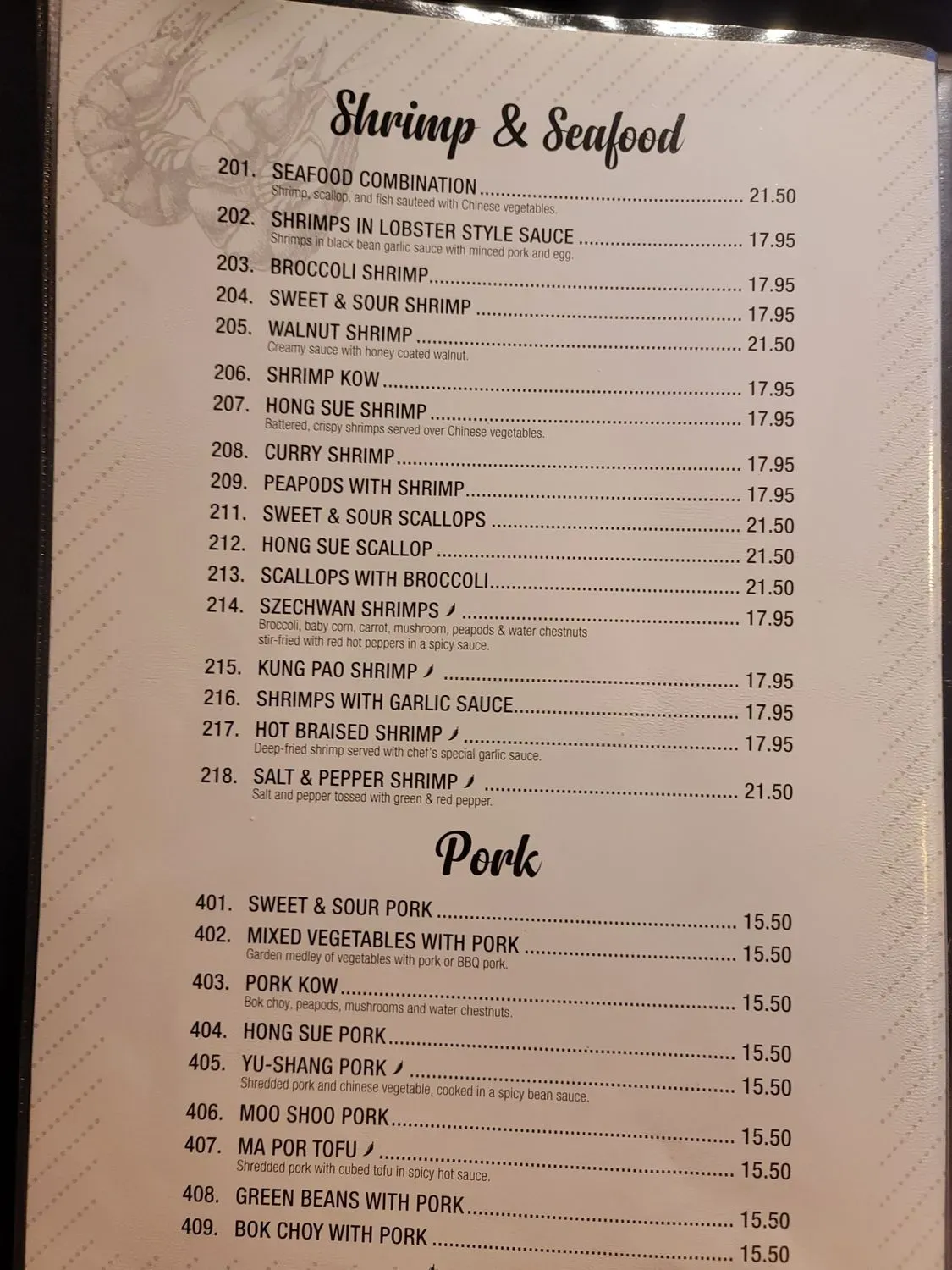 Menu 5