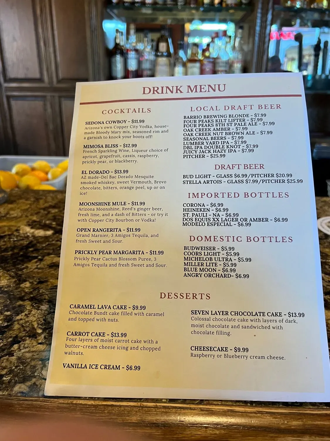 Menu 6