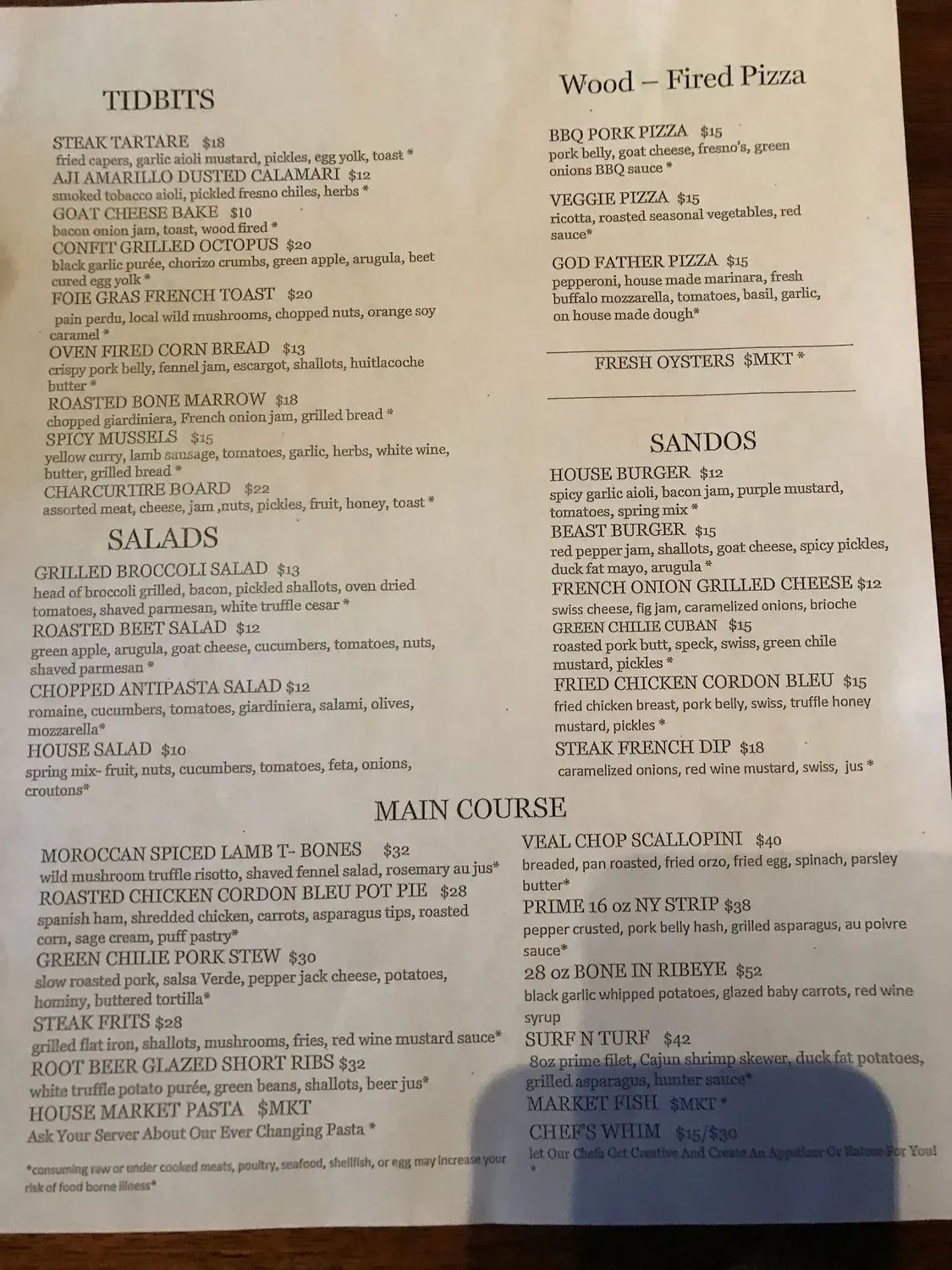 Menu 4