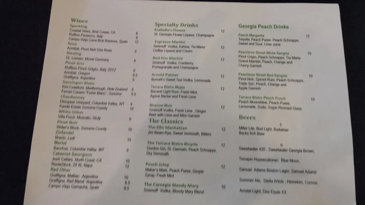 Menu 3