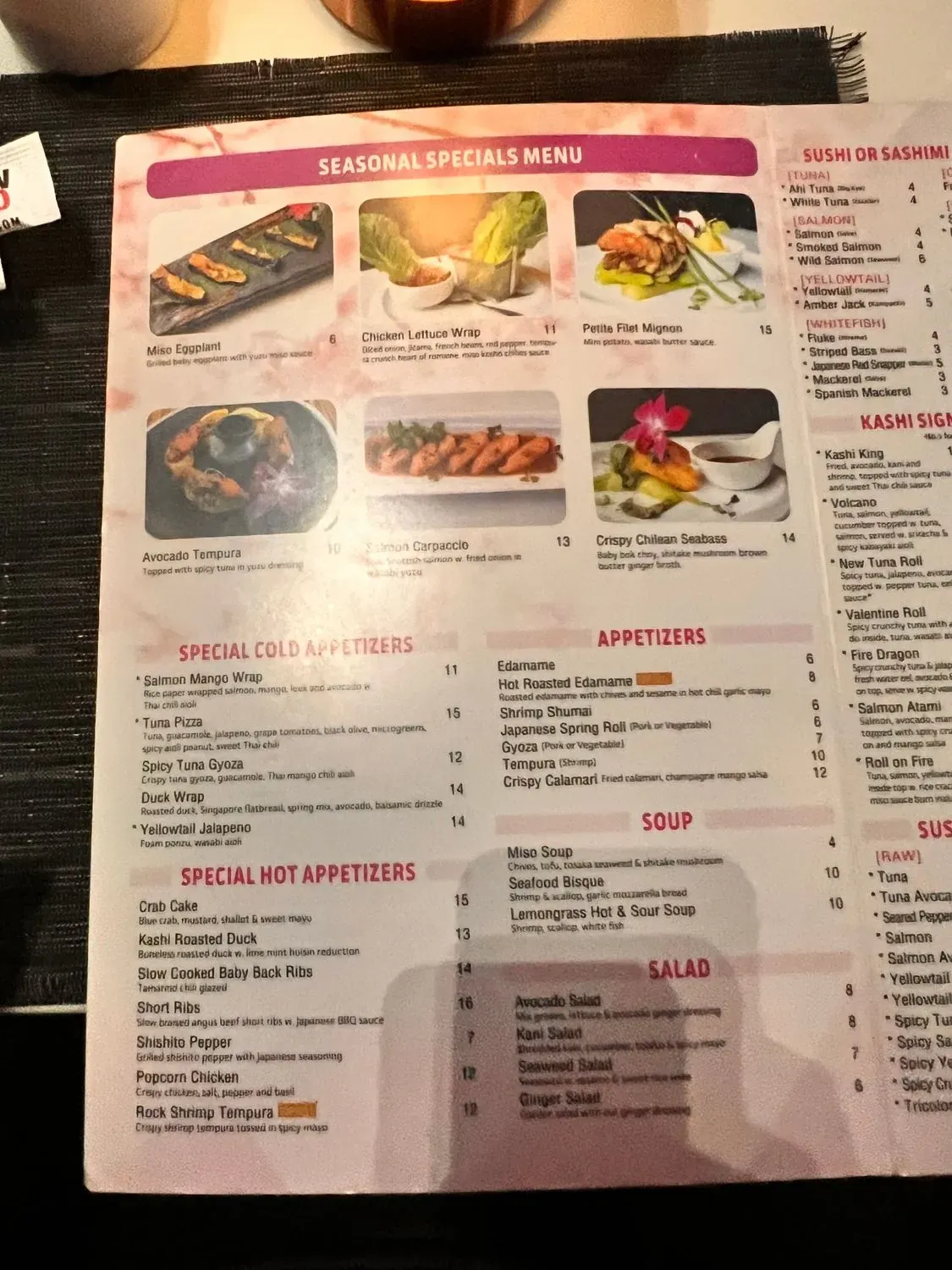 Menu 4