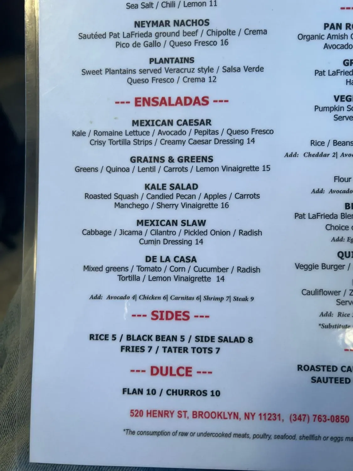 Menu 6