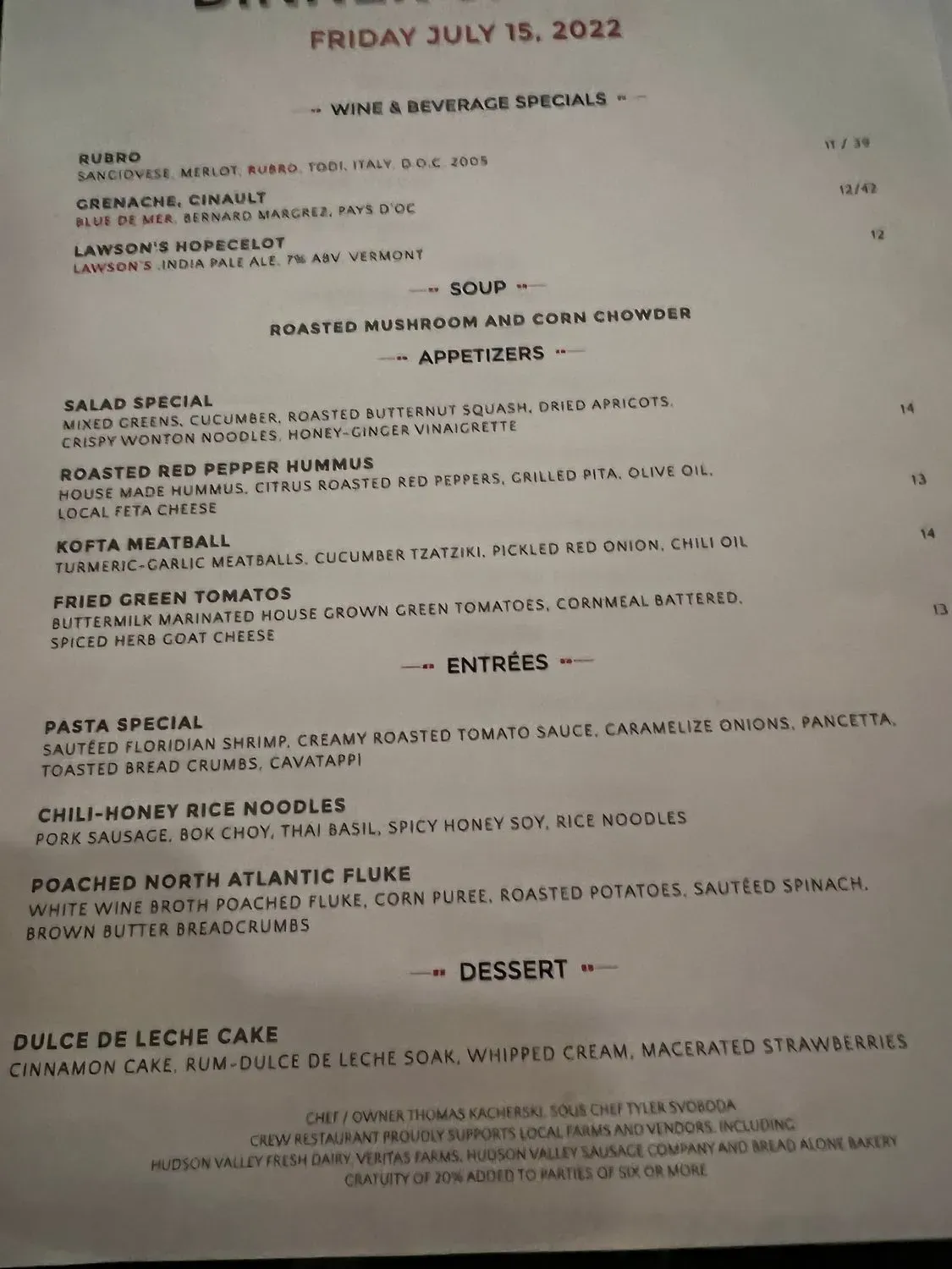 Menu 2