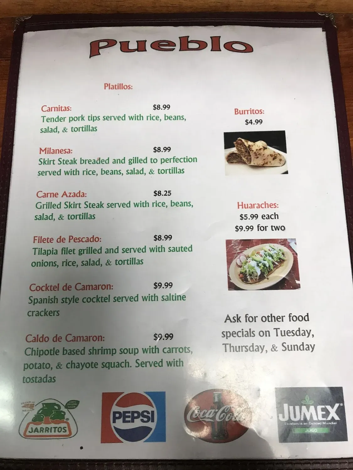 Menu 6