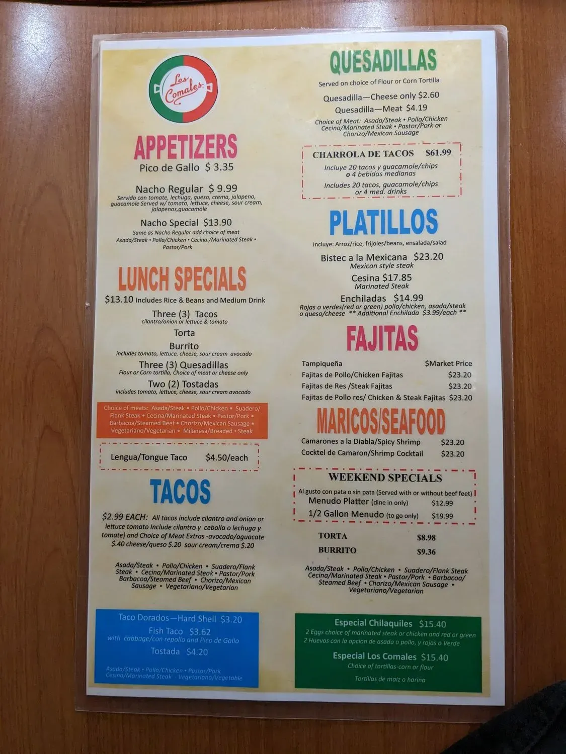 Menu 3