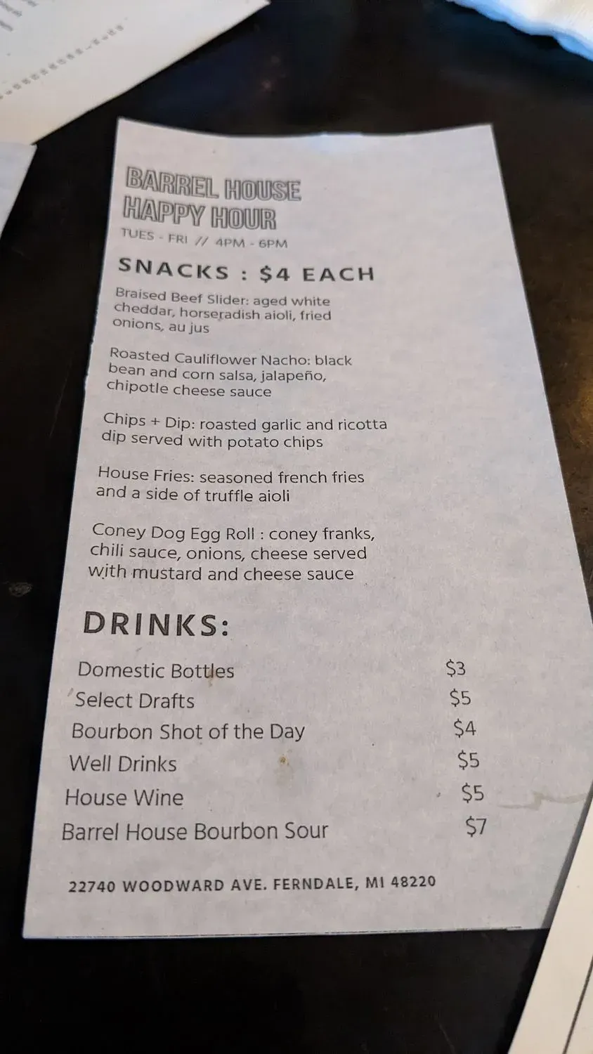 Menu 2