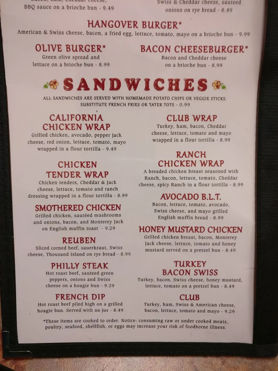 Menu 6