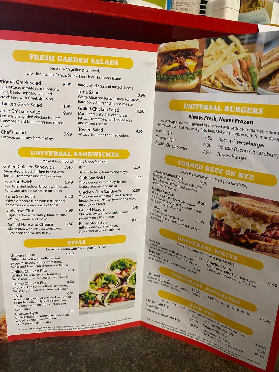 Menu 5