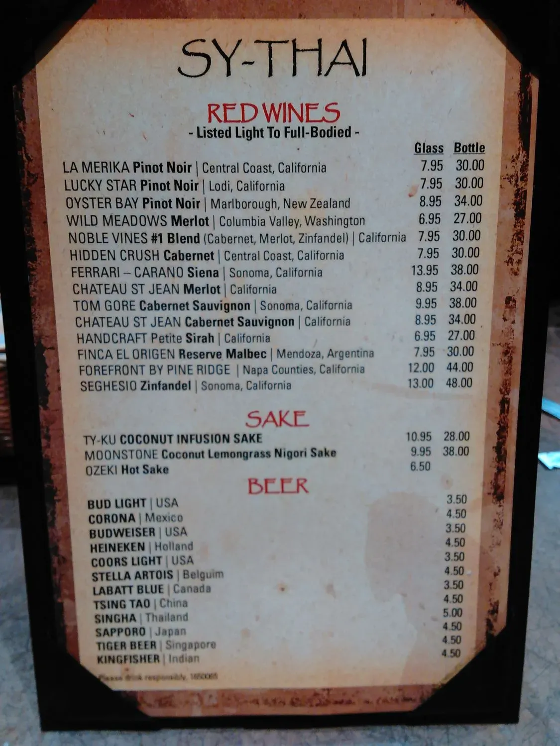 Menu 6