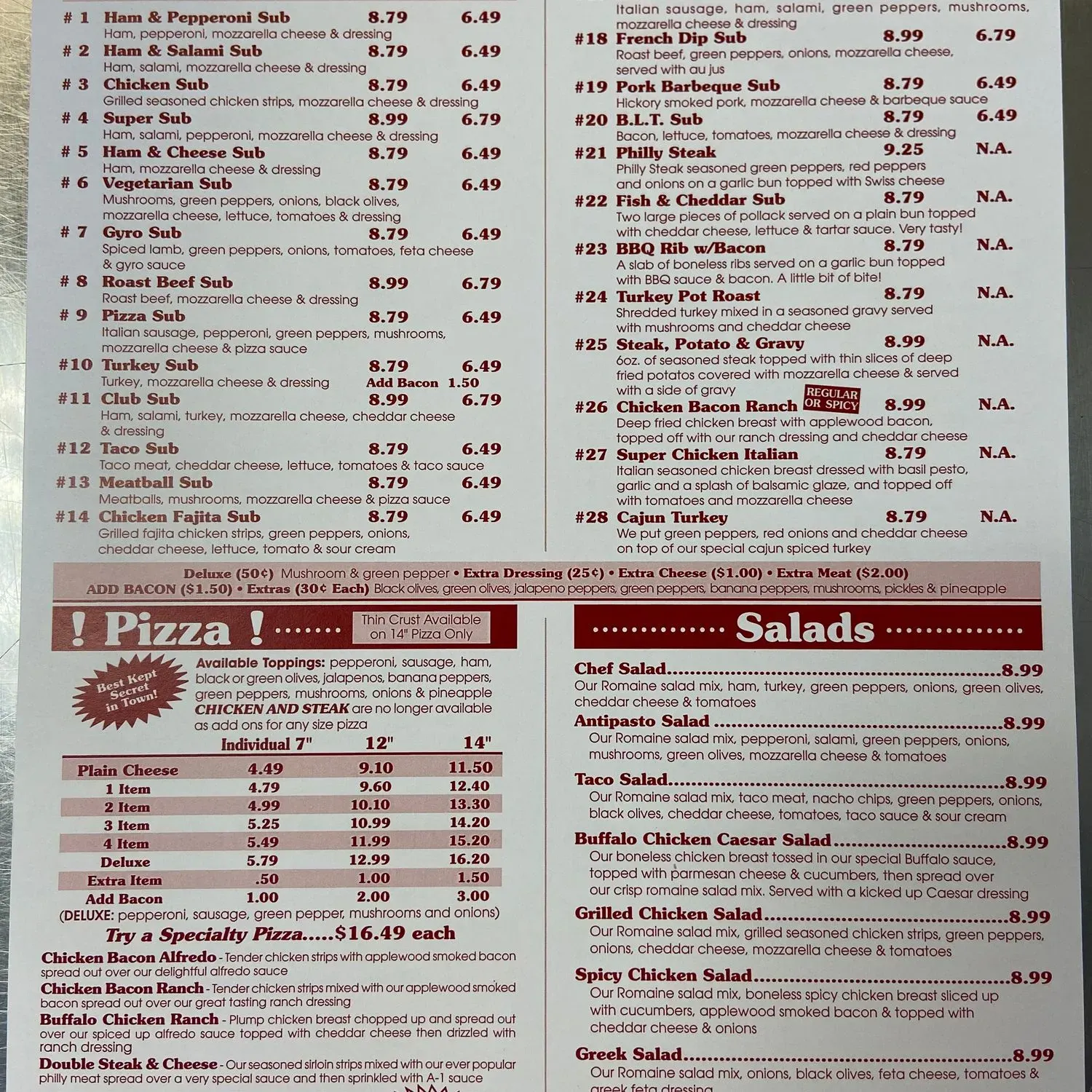 Menu 2