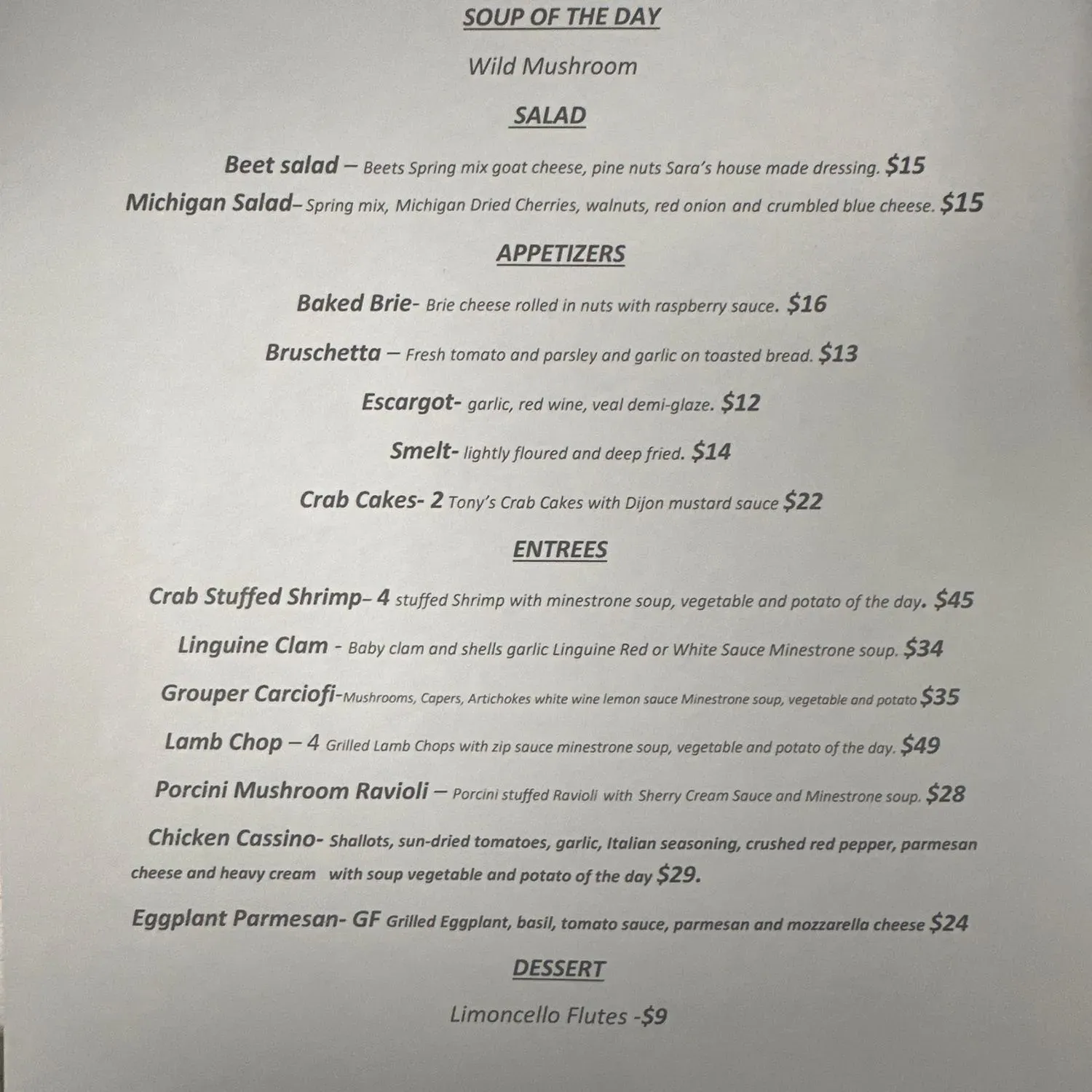 Menu 2