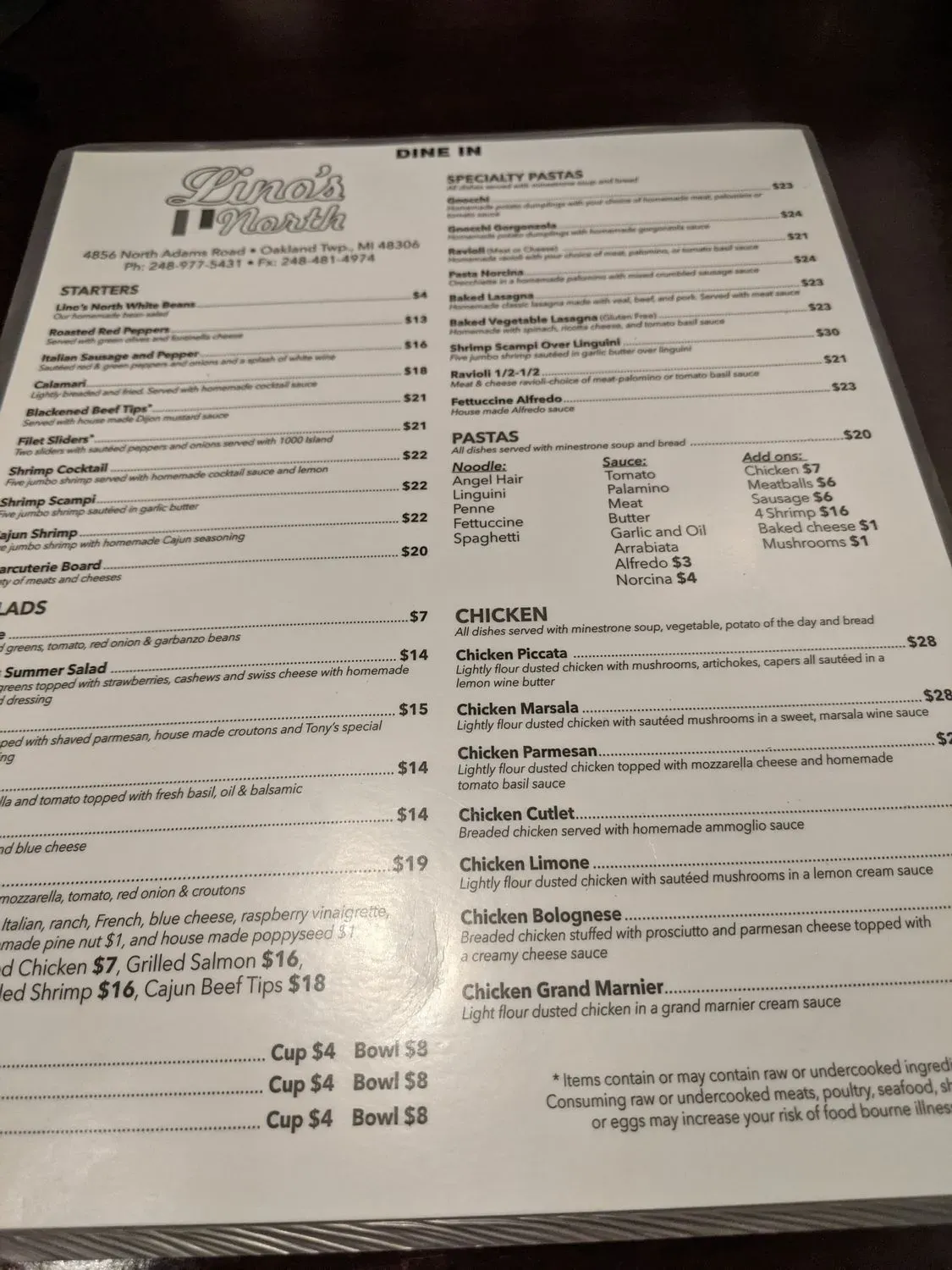 Menu 4