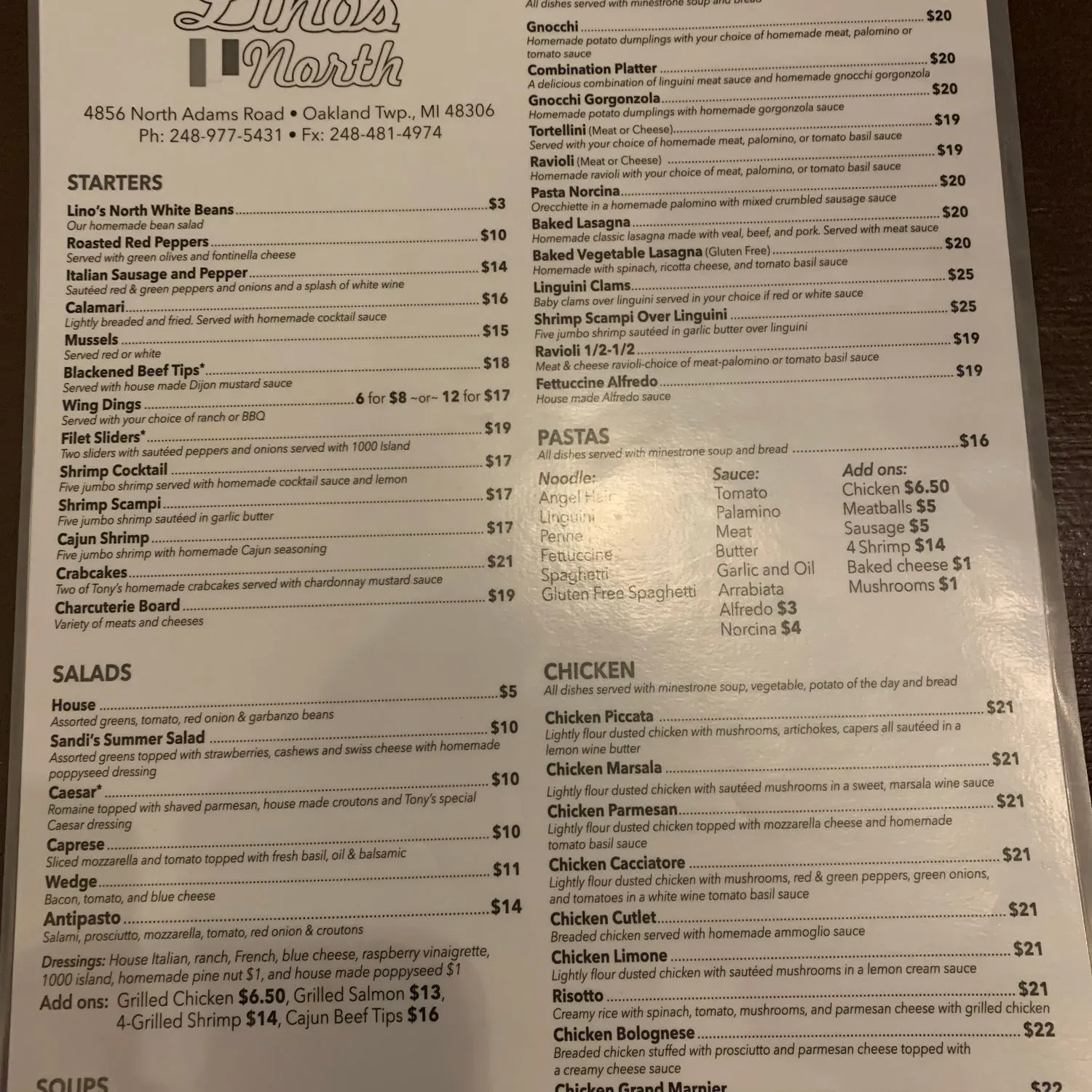 Menu 3