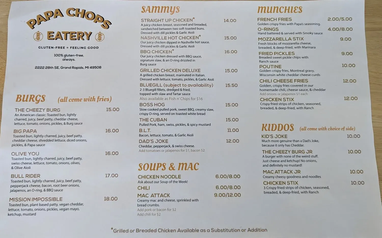 Menu 3