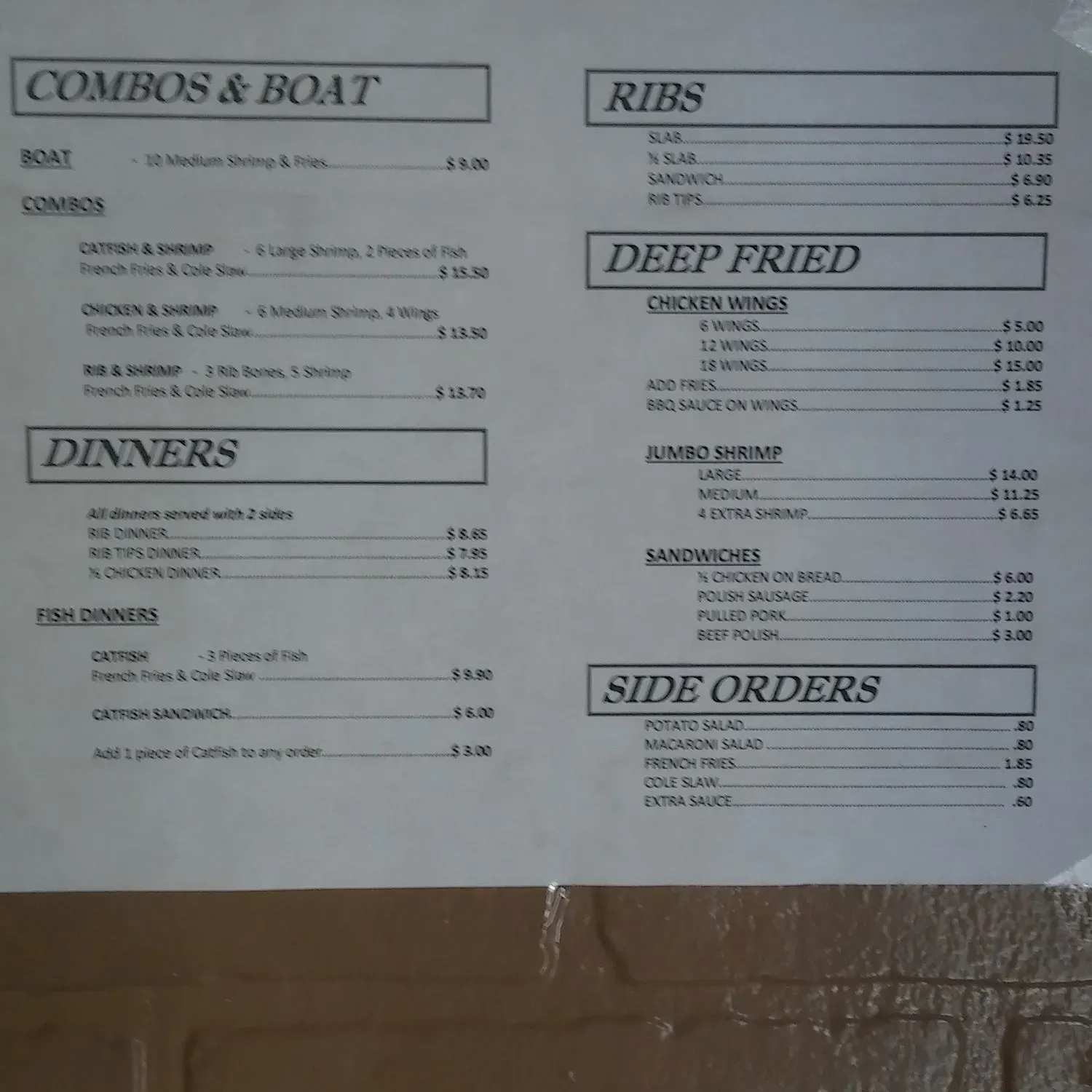 Menu 3