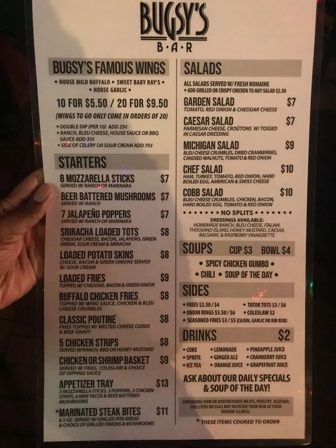 Menu 6