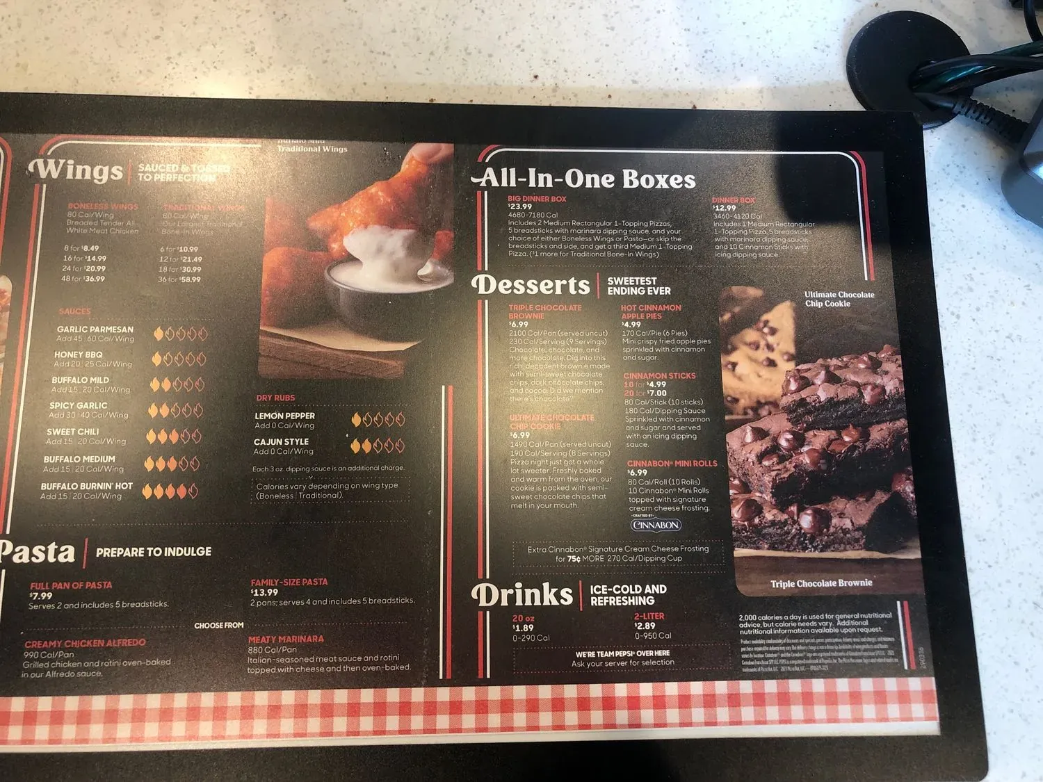 Menu 2