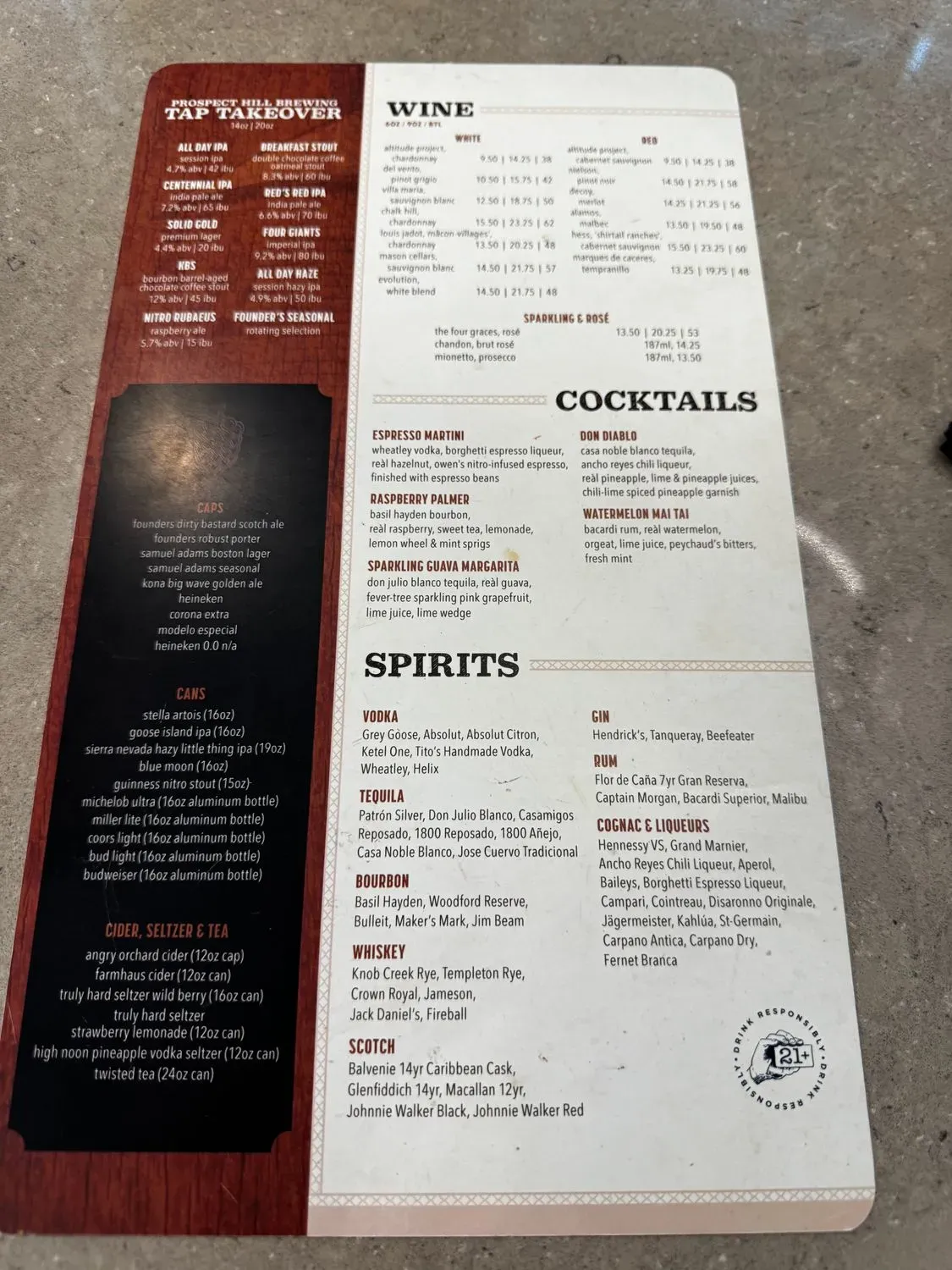 Menu 5