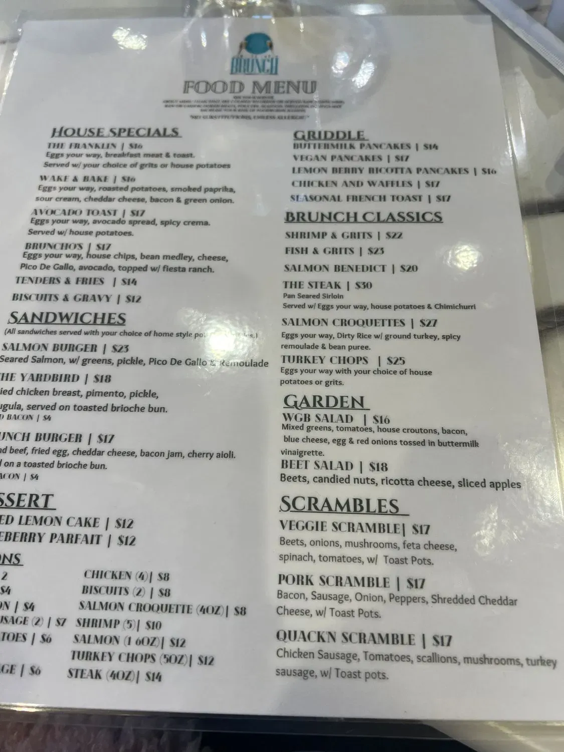 Menu 4