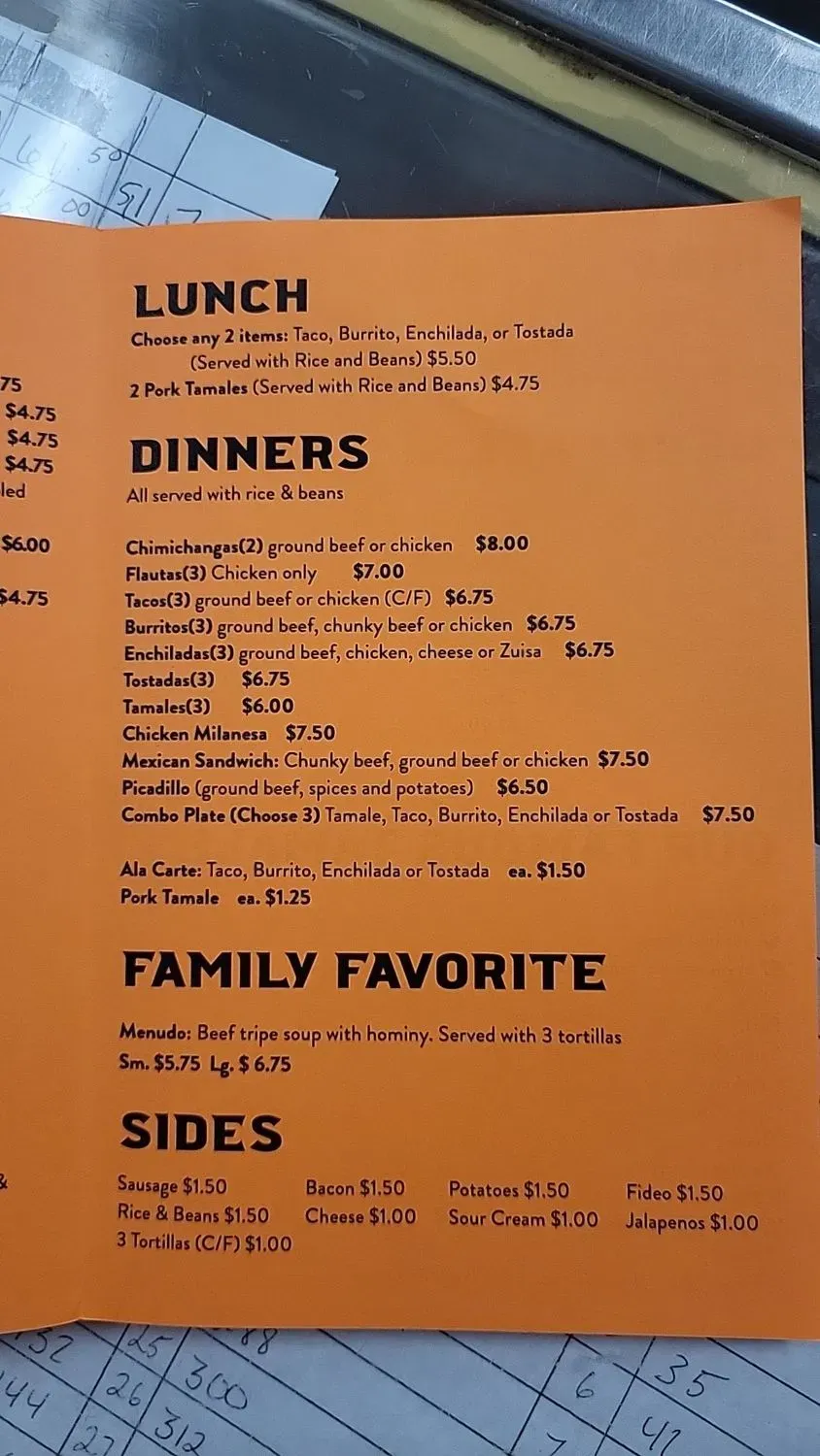 Menu 2