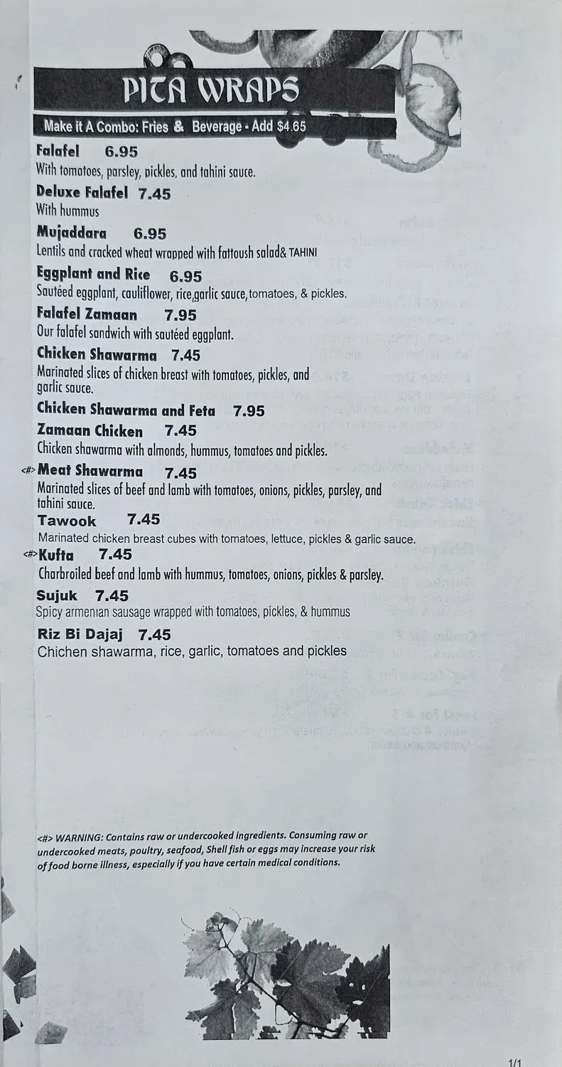 Menu 2