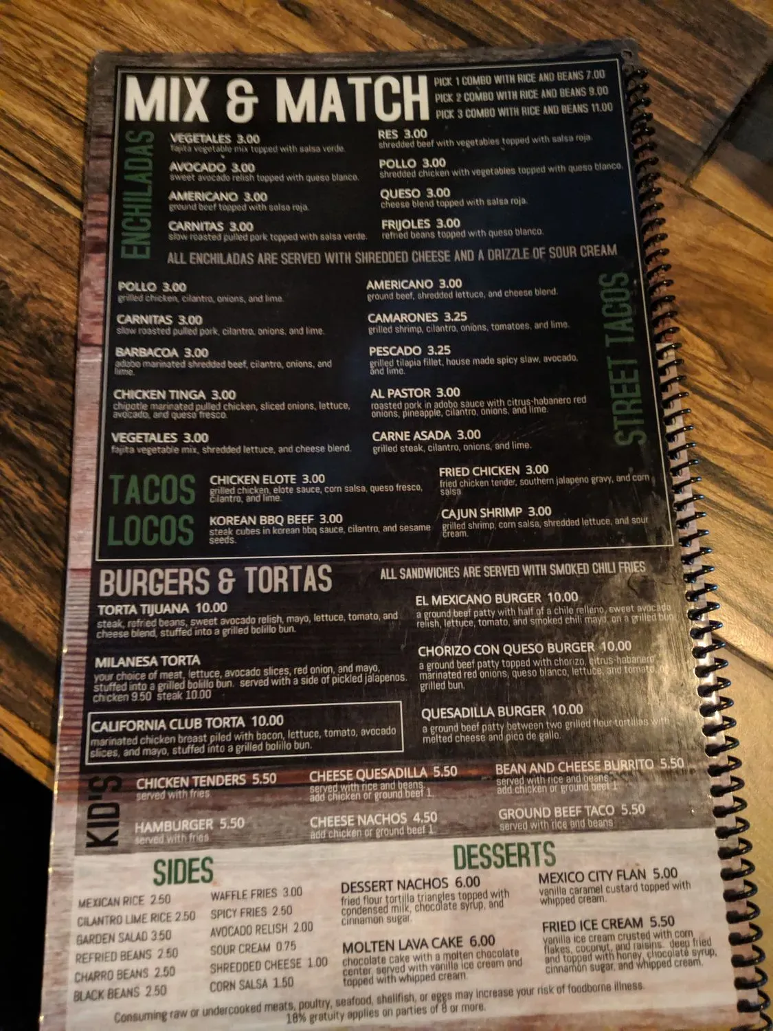 Menu 6