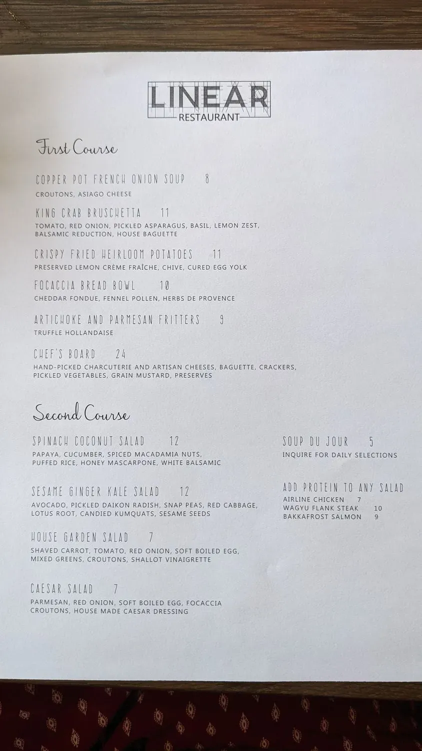 Menu 4