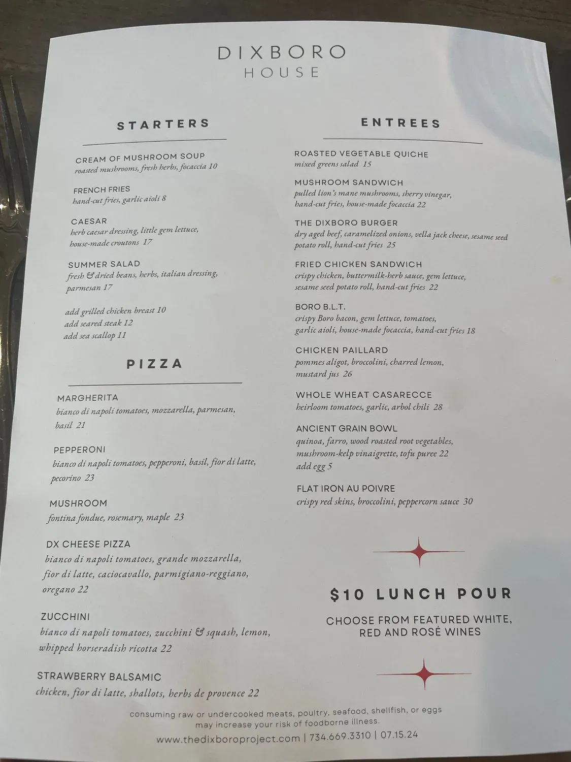 Menu 6