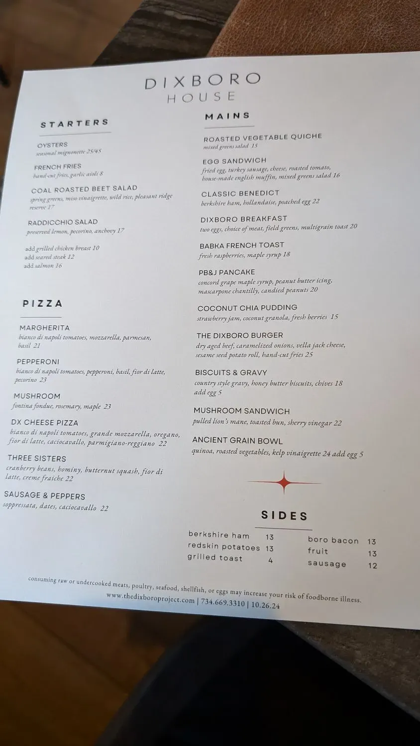 Menu 5