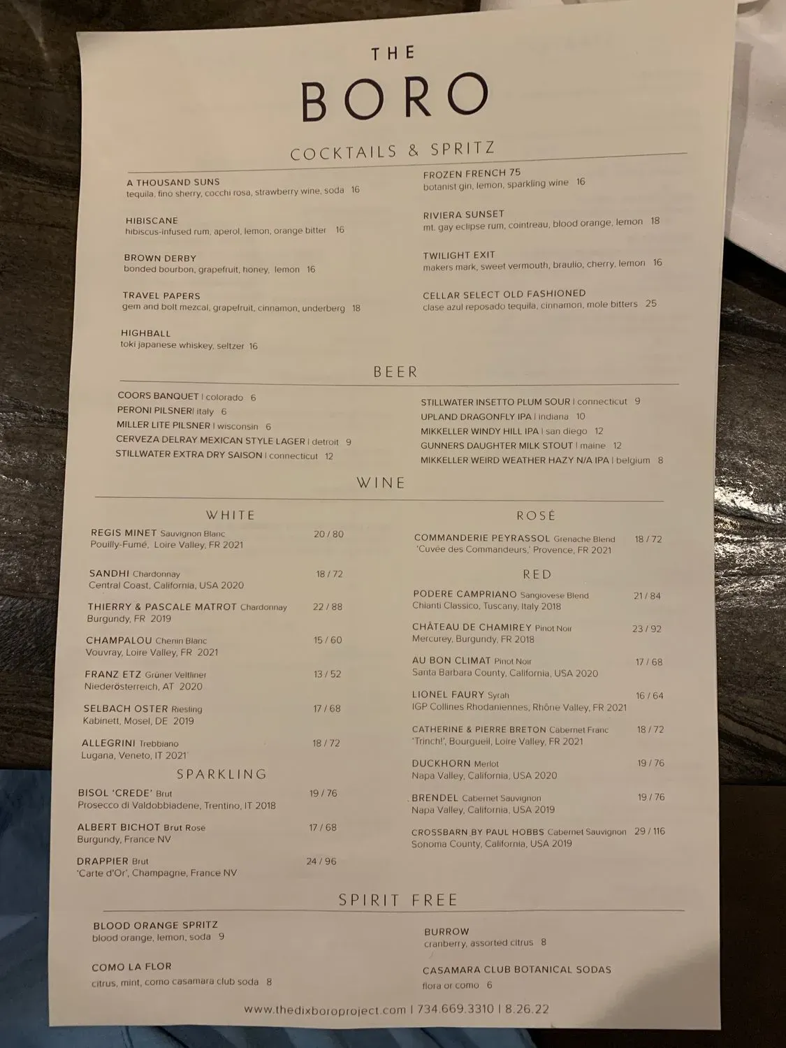 Menu 4