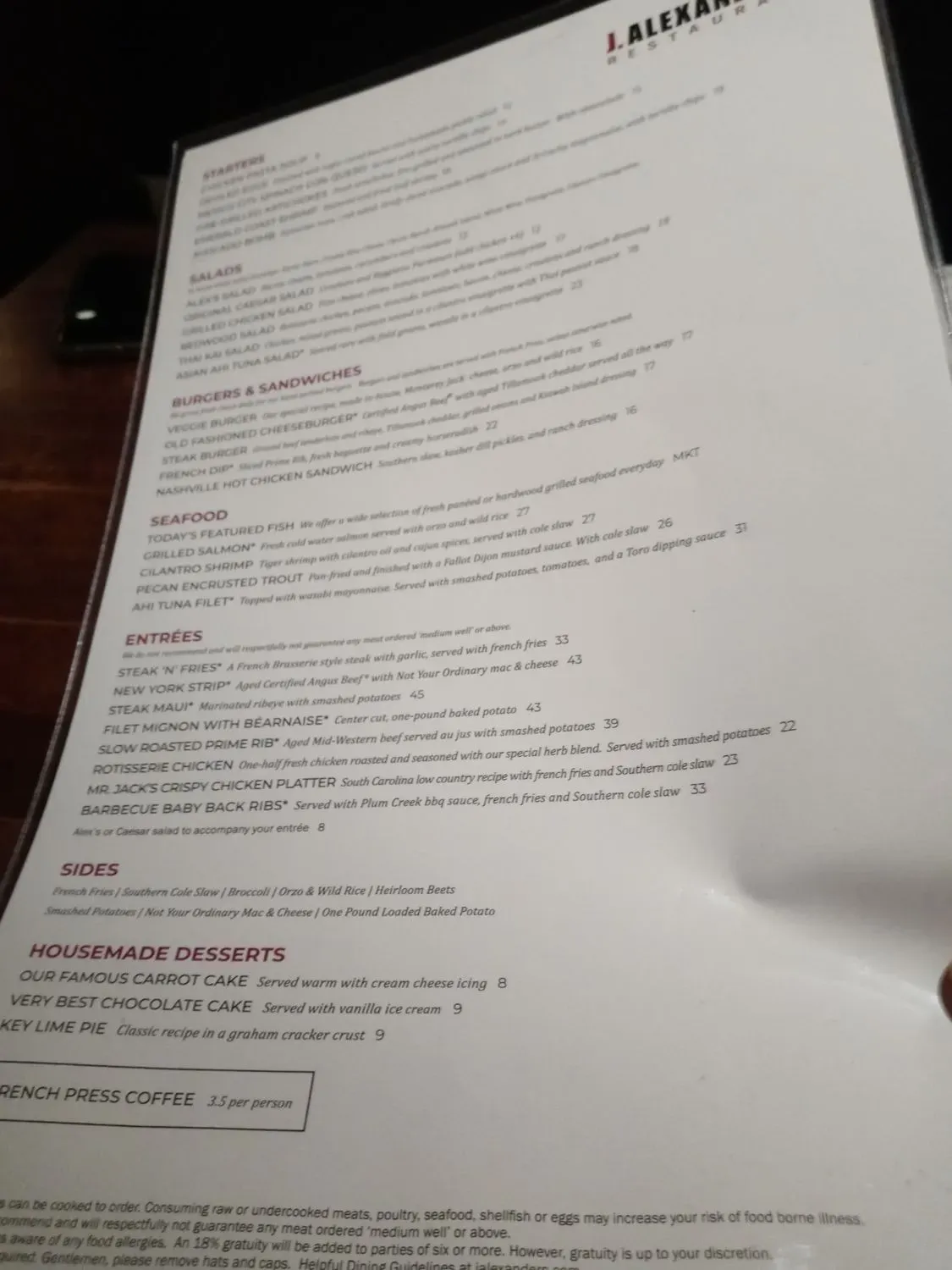 Menu 4