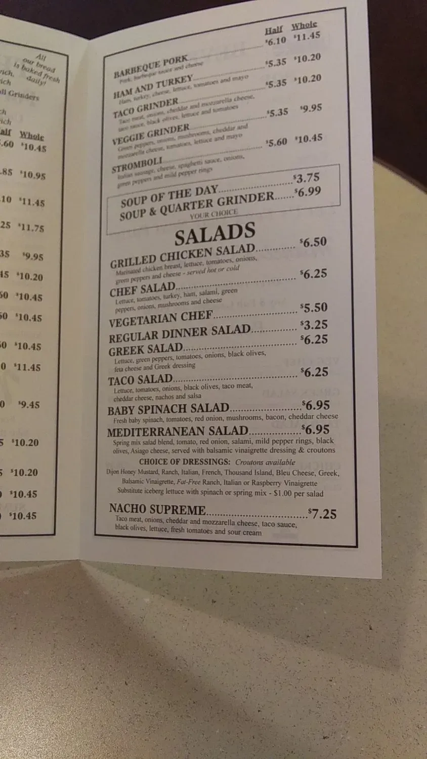 Menu 4