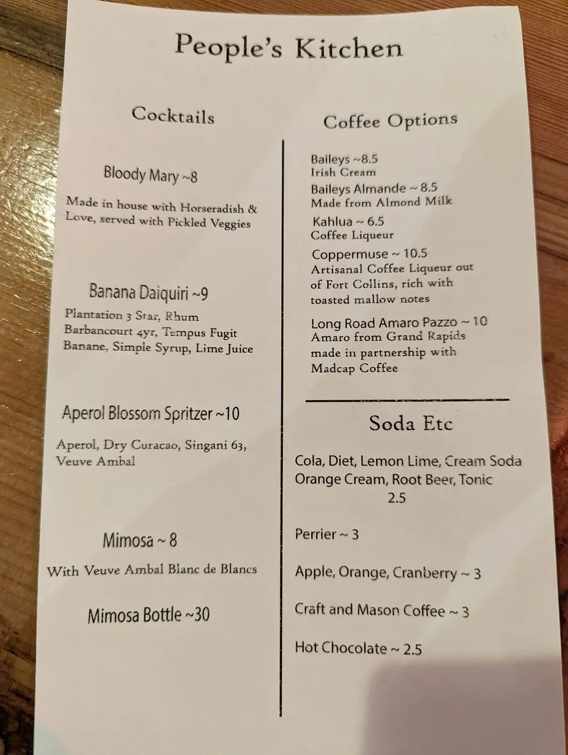 Menu 6