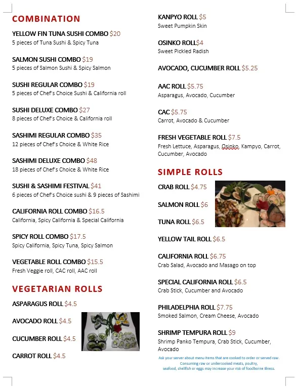 Menu 6