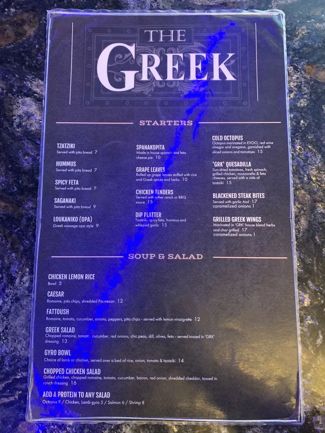 Menu 3