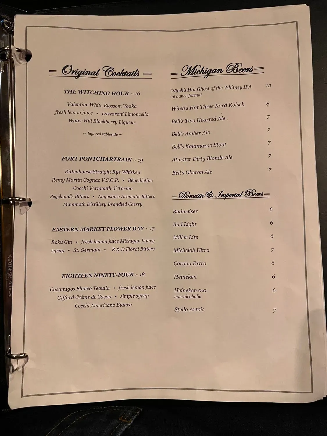 Menu 3