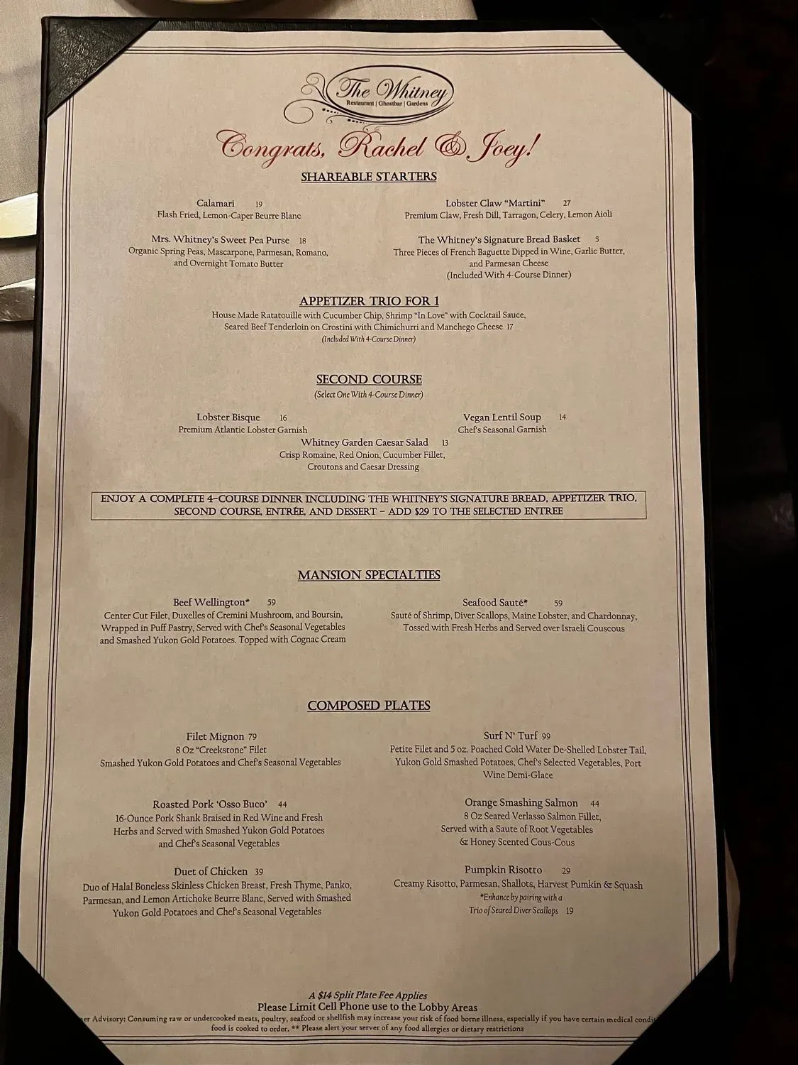 Menu 4