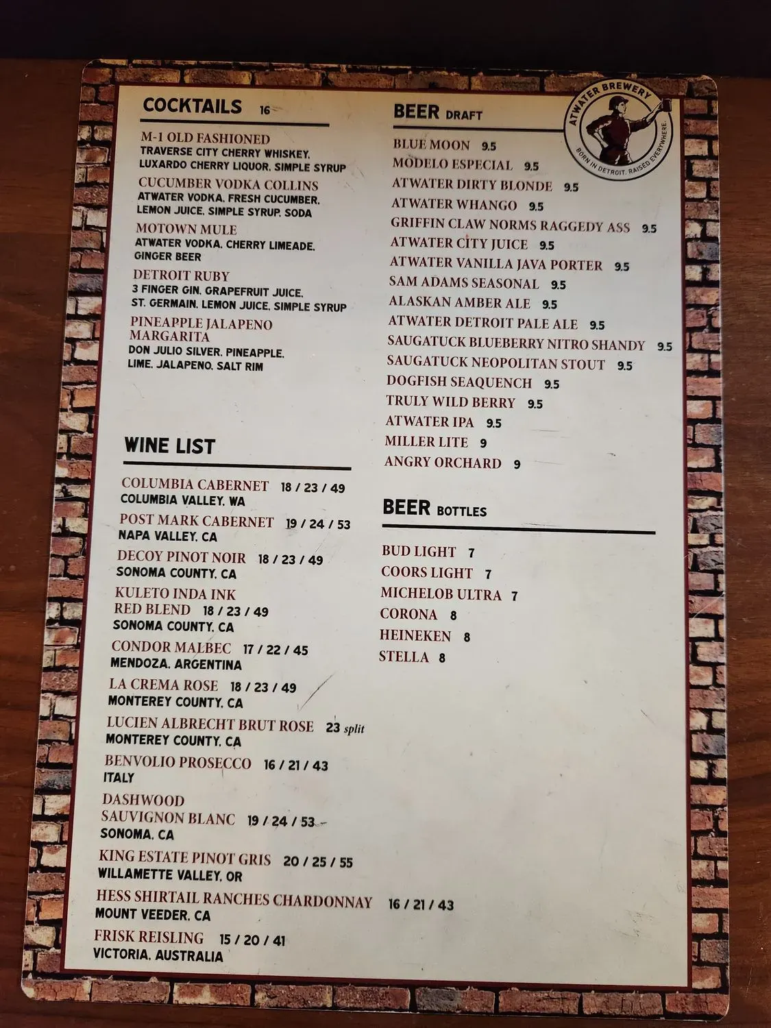 Menu 3