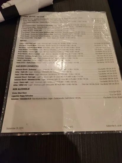 Menu 4