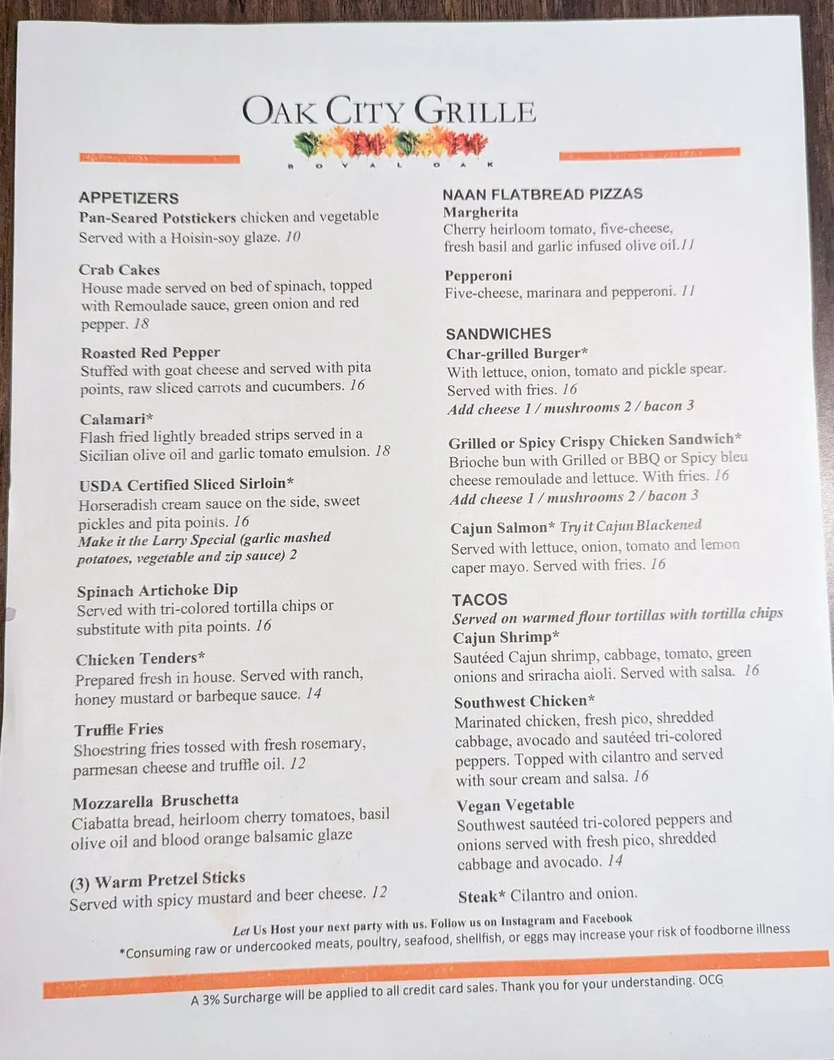 Menu 2