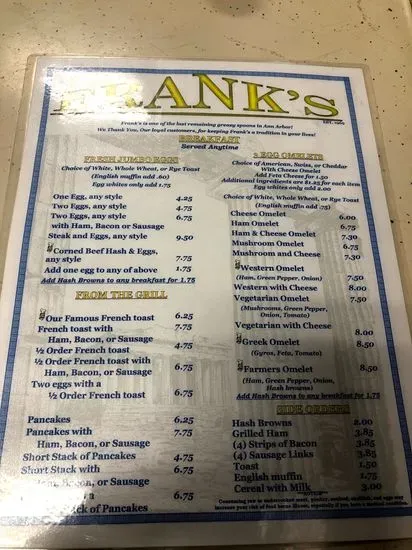 Menu 5