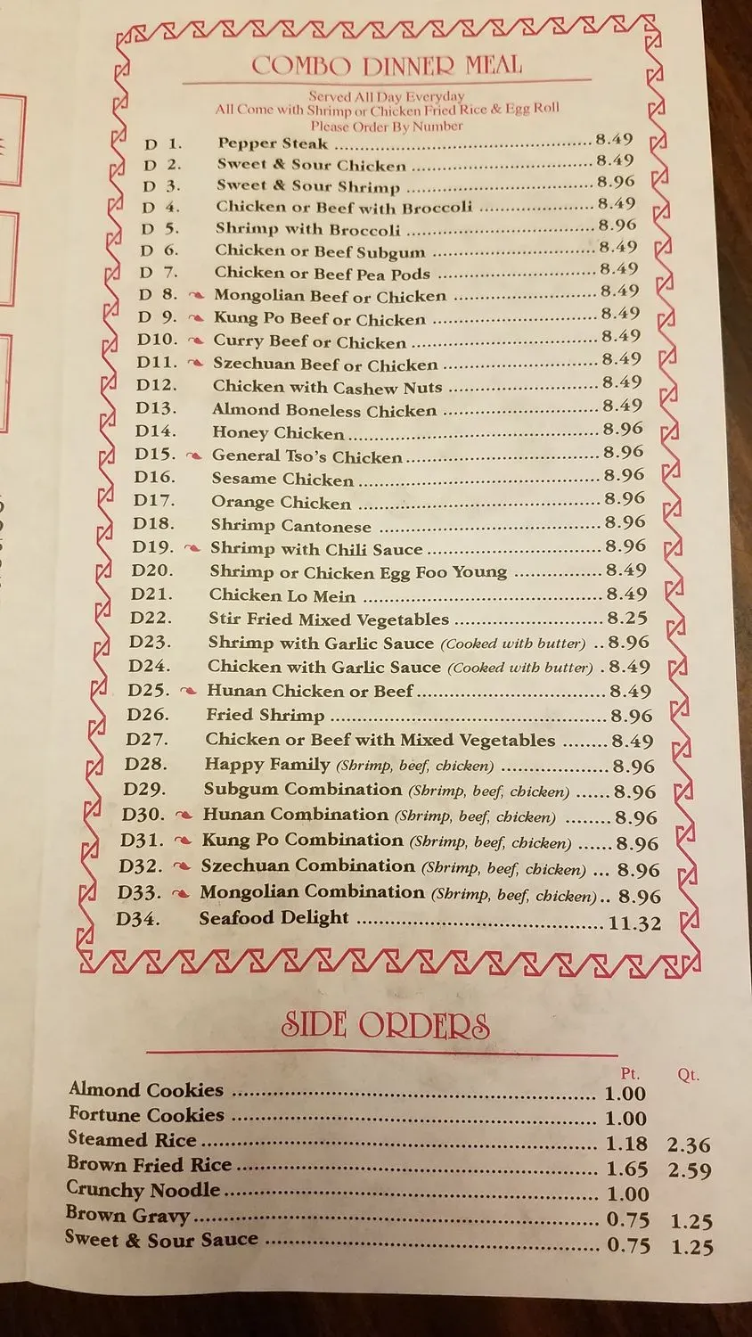 Menu 3