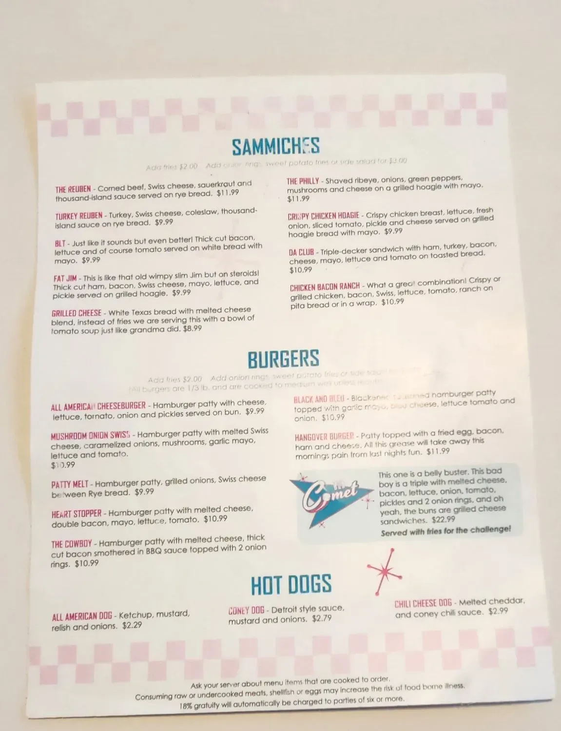 Menu 4