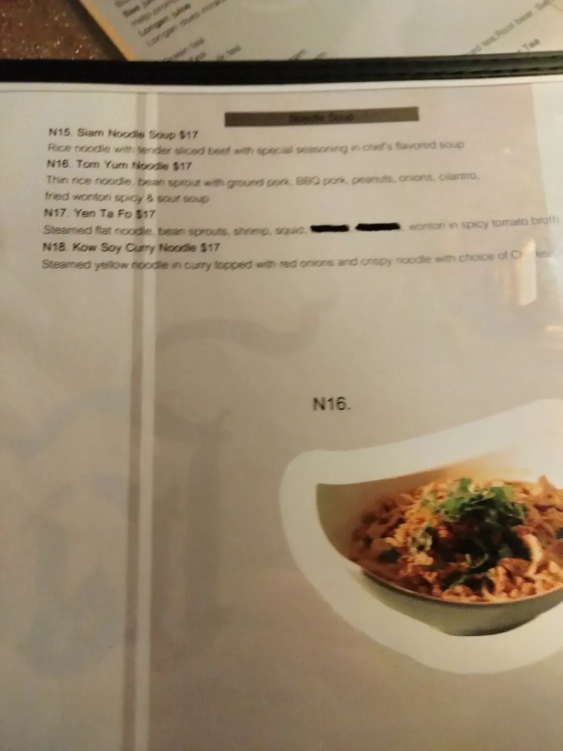 Menu 5