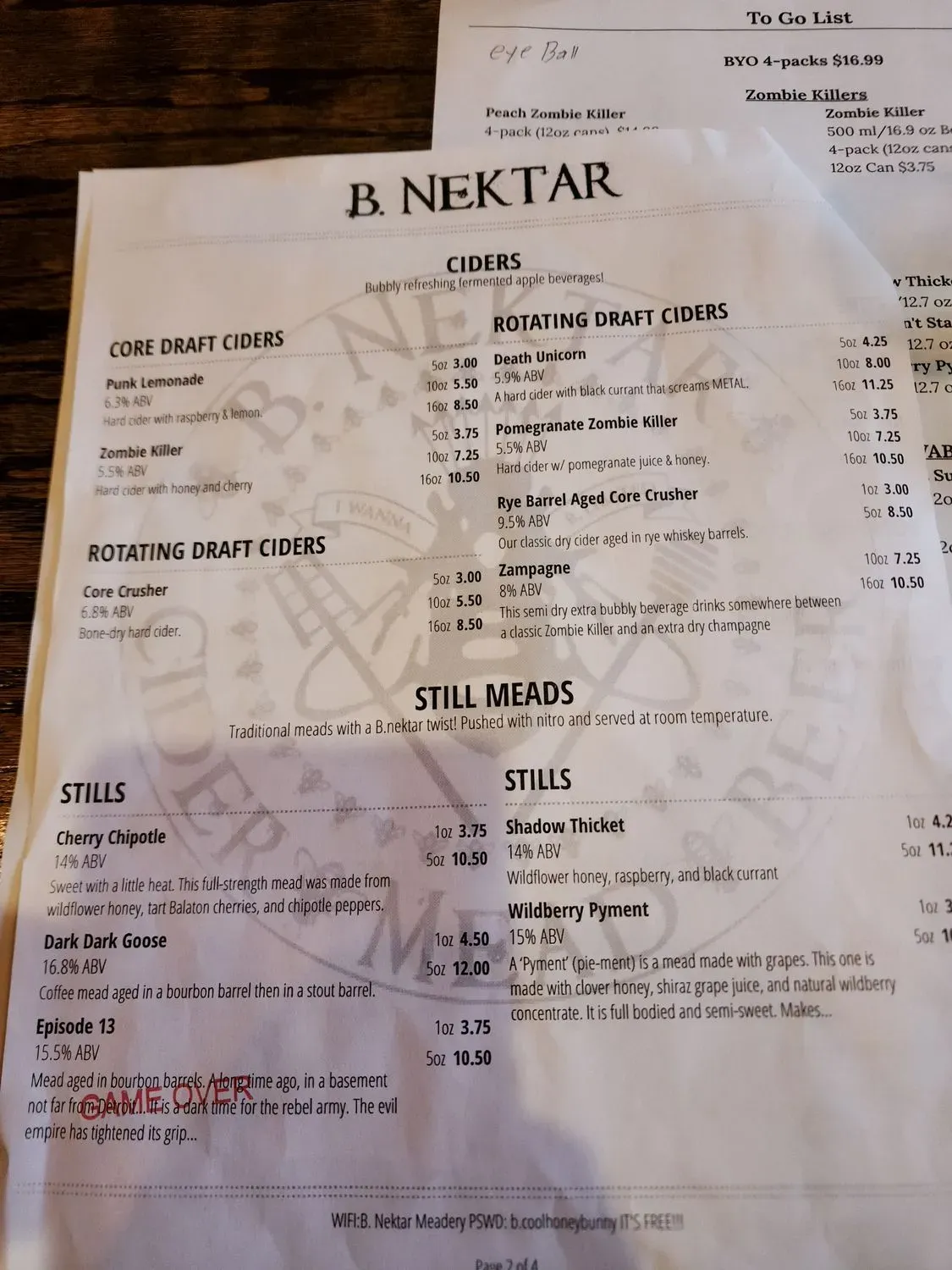 Menu 3