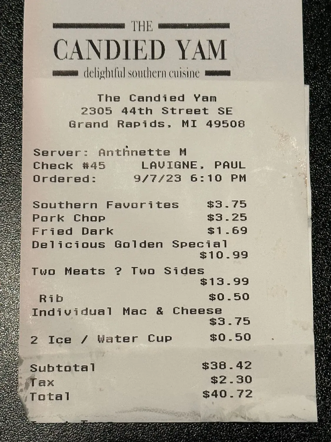 Menu 3